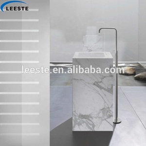 Nuevo Lavabo de Mármol Blanco Italiano para Tocador de Baño de Hotel - Product Image 5