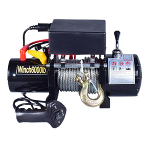 Mesin derek elektrik kereta gandeng 6000Lbs 12v 24v dengan pengendali jarak jauh - Product Image 1
