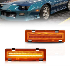 Luces LED <span class=keywords><strong>de</strong></span> Marcador Lateral para Guardabarros Delantero para Chevy Camaro LT, RS, Sport, Iroc-Z, Z28 Coupé Convertible 1982-1992, Marcador <span class=keywords><strong>de</strong></span> Parachoques Lateral - Product Image 2