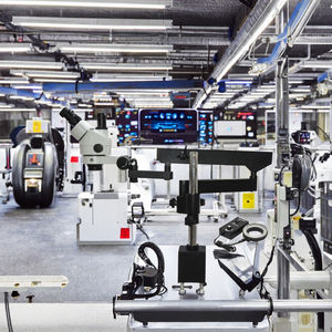 Microscope stéréo trinoculaire avec caméra de Microscope de type support de flèche à bras articulé mobile flexible 48MP 3.5X-90X - Product Image 3