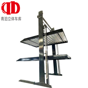 Système de stationnement intelligent à double colonne, entraînement hydraulique 2,2 kW (3 CV), options 220 V/110 V, équipement de levage vertical mobile haut/bas - Product Image 5