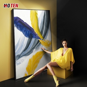 Moderno minimalista abstracto Mural lienzo Fondo pared colgante pintura aceite flor sofá decoración <span class=keywords><strong>para</strong></span> <span class=keywords><strong>comedor</strong></span> dormitorio sala de estar - Product Image 1