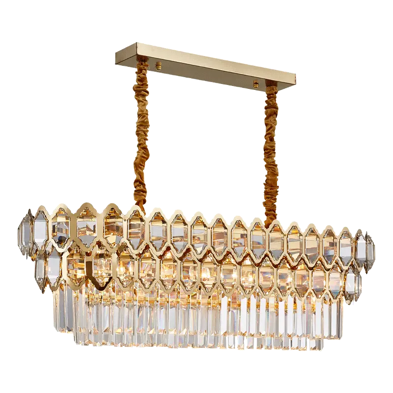 Ypaire de lampes LED en fer à franges de luxe, Chandelier moderne, chaîne en fer, italien, pour décoration d'intérieur, éclairage personnalisable, OEM Sea