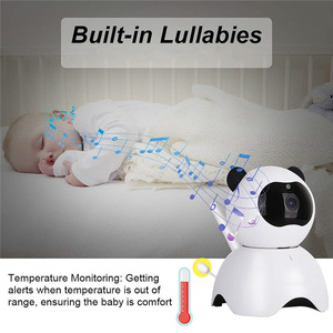 เครื่องตรวจจับอุณหภูมิแบบสองทางระบบอินเตอร์คอมแบบระยะไกลโหมด VOX มุมมอง PTZ babycam ขนาด5นิ้วสำหรับตรวจจับการเคลื่อนไหวของหน้าจอจอเด็กทารก - Product Image 3