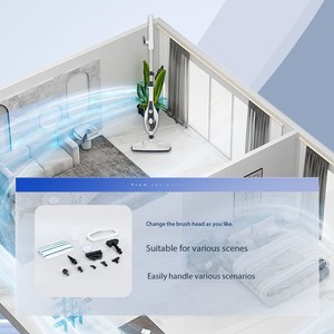 เครื่องทำความสะอาดไอน้ำไฟฟ้าแบบถูพื้นอเนกประสงค์ ขายดีที่สุด พร้อมแผ่นถูพื้น 2 ชิ้น สำหรับทำความสะอาดบ้าน - Product Image 5