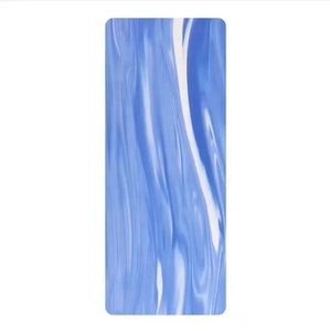 Hoogwaardige, milieuvriendelijke tie-dye yogamat van 4 mm, kleurrijk, waterdicht, duurzaam, van natuurlijk rubber voor oefening en fitness. - Product Image 5