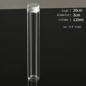 Tubo de embalagem vazio para atacado, 5ml 10ml 15ml 20ml 25ml âmbar transparente mini garrafa de vidro com parafuso de alumínio