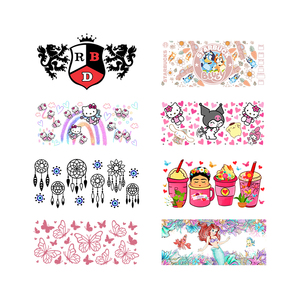 Día DE LA MADRE UV DTF Libbey Wrap 16oz 24oz <span class=keywords><strong>Mama</strong></span> Saying Transfers Etiqueta adhesiva Impermeable UV DTF Cup Wrap Transfers - Product Image 3