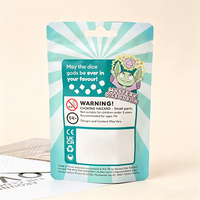 Sachet Doypack transparent en PET/AL/PE pour emballage de noix, snacks et biscuits, qualité alimentaire, refermable avec fermeture éclair, en feuille d'aluminium Mylar