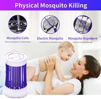 JZ UV atracción al aire libre inalámbrico recargable Fly Catcher polilla Mosquito lámpara para matar insectos Smart Bug Zapper para acampar
