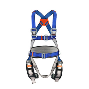 เข็มขัดนิรภัยแบบเชือก Zhongyu สำหรับคล้องตัวแบบเต็มตัว 4 ห่วงรูปตัว D รับน้ำหนักได้ 1500 กก. สำหรับงานที่สูง ป้องกันการตก - Product Image 4