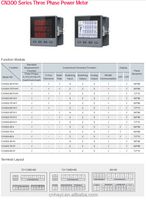 Compteur d'énergie triphasé multifonction série HY-311-80A CE Heyi/ASCT RS485/Modbus Communication écran LCD Rail DIN