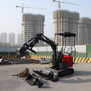 Miniexcavadora de 1 Tonelada con Motor Koop, Bomba, Engranaje y Rodamientos para Construcción Agrícola, Certificación CE, Alta Eficiencia, OEM/ODM Disponible - Product Image 1
