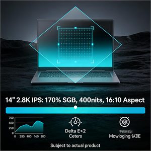 โน้ตบุ๊คธุรกิจ THINKBooK E14/E16 รุ่นใหม่ พร้อม U7-255H/Core7-250H แรม 32G SSD 1T การ์ดจอ/โน้ตบุ๊คเพิ่มเติม - Product Image 3