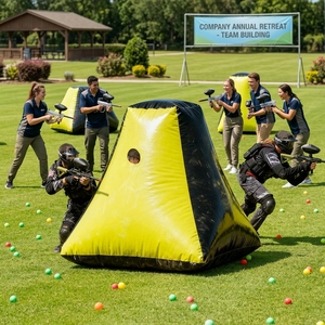 Búnker Inflable Comercial Personalizado Obstáculo <span class=keywords><strong>Paintball</strong></span> Speed Ball Pistola de <span class=keywords><strong>Paintball</strong></span> Inflable para Deportes - Product Image 5