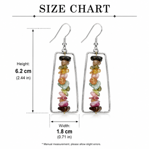 Orecchini Pendenti Vintage Colorati a Grappolo, Gioielli di Moda per Donne - Product Image 5