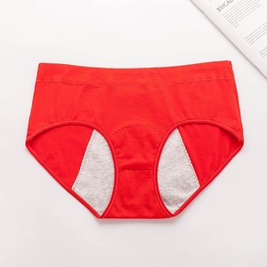 Braguitas <span class=keywords><strong>Menstruales</strong></span> de Algodón de 8 Colores, Corte Alto, Uso Diario, 3 Capas, a Prueba de Fugas, para Mujer, Disponibles en Stock, Directo de Fábrica - Product Image 6