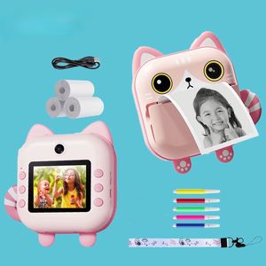 Cámara Digital M2 para Niñas, Impresora de Fotos Instantánea HD con Diseño de Dibujos Animados, Mini Cámara con Pantalla de 2.4 Pulgadas, Fotografía con un Clic - Product Image 3