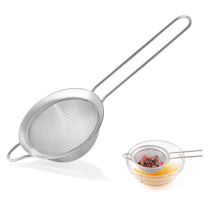 Infuseur à thé en acier inoxydable WELAND, maille fine, petit et pratique, avec poignée - Product Image 1