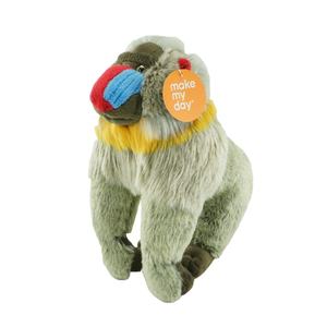 Realistico Mandrill peluche realistico animale selvatico bambola imbottita morbida giungla <span class=keywords><strong>scimmia</strong></span> simulazione <span class=keywords><strong>Primate</strong></span> peluche per regalo per bambini - Product Image 5