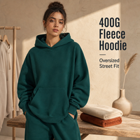 Sweat à capuche graphique surdimensionné pour homme, 400 g/m², style tendance, anti-boulochage, épaissi pour le streetwear, personnalisable avec LOGO, modèle pull-over