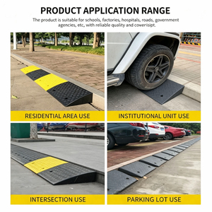 <span class=keywords><strong>Rampe</strong></span> de trottoir portable en caoutchouc à prix d'usine, avec <span class=keywords><strong>fil</strong></span> d'<span class=keywords><strong>acier</strong></span> intégré, pour voiture et fauteuil roulant, capacité 5 kg, vitesse 1-5 mph, diverses spécifications - Product Image 6