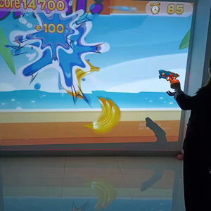 WEDIDIT Respon Cepat Permainan Sensor Laser Imersif Dalam Ruangan Mainan Senjata Laser Interaktif Proyeksi Lantai/Dinding Permainan Anak-Anak - Product Image 2