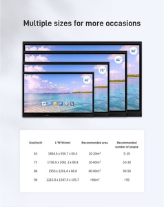 Pantalla Interactiva Inteligente de 75 Pulgadas con Solución 4K, Popular para Sistemas de Conferencia, Salas de Reuniones, Escuelas y Niños - Product Image 2