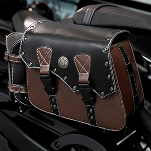 Borsa Posteriore Retrò per Moto Cruiser <span class=keywords><strong>Royal</strong></span> <span class=keywords><strong>Enfield</strong></span>, Borsa da Sella per Attrezzatura e Utensili per Moto Elettriche - Product Image 4