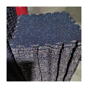 Free Sample Heavy Duty Interlocking Rubber Mats Gym Flooring Tiles