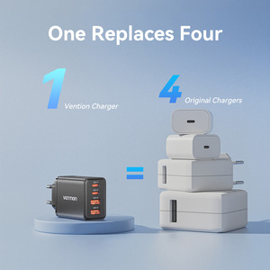 Cargador Vention GaN de 50W, adaptador de carga rápida tipo C, enchufe USB, cargador tipo C para <span class=keywords><strong>iPhone</strong></span>, para teléfono móvil y tableta - Product Image 5