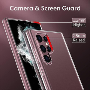 1.5mm étui transparent pour Samsung Galaxy S23 Ultra S22 S24 + S25 S21 <span class=keywords><strong>Plus</strong></span> <span class=keywords><strong>5G</strong></span> <span class=keywords><strong>S20</strong></span> <span class=keywords><strong>FE</strong></span> <span class=keywords><strong>Plus</strong></span> étui en TPU souple transparent housse de protection - Product Image 3