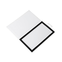 Scatola di Imballaggio Universale OEM per Proteggi Schermo in Vetro Temperato, Design a Conchiglia, Biodegradabile, Dimensioni Personalizzabili, con Spugna