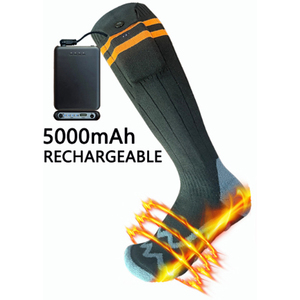 Chaussettes <span class=keywords><strong>chauffantes</strong></span> électriques intelligentes Hi-Tech à batterie Li-polymère pour homme et femme, idéales pour le <span class=keywords><strong>ski</strong></span> et le quotidien en hiver - Product Image 1