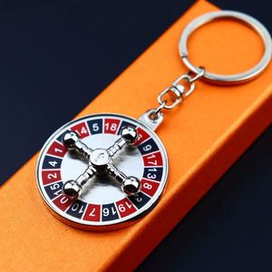 Llavero de Aleación de Zinc con Ruleta Rusa Giratoria, Accesorio Interior, Colgante, Joyería, Llavero para Coche y Regalo - Product Image 1