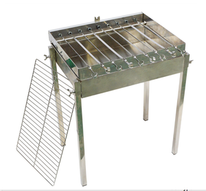 Vendita calda in acciaio inox <span class=keywords><strong>macchina</strong></span> <span class=keywords><strong>per</strong></span> arrosto allo <span class=keywords><strong>spiedo</strong></span> di carbone con motore 38KG in acciaio inox Barbecue elettrico Shish Kabob spiedino Set - Product Image 2