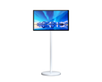 Moniteur TV portable intelligent KTC 32 pouces MegPad 4K avec écran tactile, Android 13, certifié Google EDLA, batterie 9500 mAh, écran mobile sur roulettes
