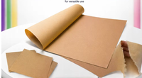 80g Recycelbares Reißfestes Feuchtigkeitsbeständiges Kraftpapier (Chemischer Zellstoff) für Schnittmuster, Technische Zeichnungen und Geschenke