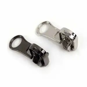 Deepeel ZAC009 5# 7# Zip Repair Accessories Rotate Double Side Zipper Sliders For Nylon Zipper