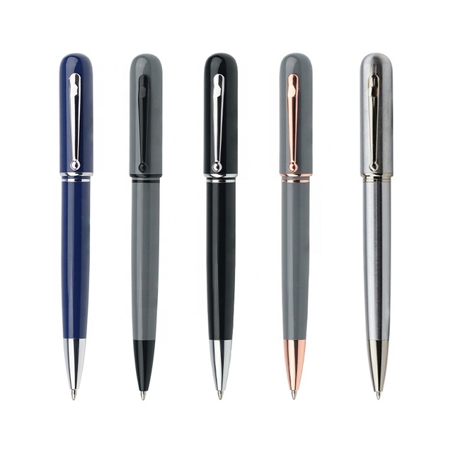 Luxury Business Hotel VIP Gift Stainless Steel Metal Pen Signature Parker Ink Premium Ballpoint Pen With Custom Logo