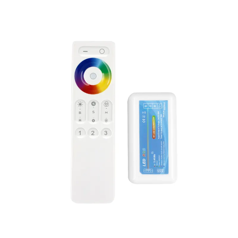 DC12-24V RGBW RGB CT Double Color Single Color 2.4G 3 Zone Touch Remote LED Dimmer Controller