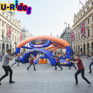 Campo <span class=keywords><strong>de</strong></span> Juego Inflable Comercial para Paintball y <span class=keywords><strong>Nerf</strong></span>, Bunker Inflable para Paintball, Ideal para Fiestas y Negocios <span class=keywords><strong>de</strong></span> Alquiler - Product Image 2