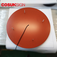 COSUN lite boîte éclairage signe pour extérieur double face rond signe mural boîte à lumière signe
