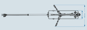 Équipement de studio : Grue télescopique pour caméra de 16 pieds, vitesse maximale de 1,2 m/<span class=keywords><strong>s</strong></span>, avec trépied et roues - Product Image 4