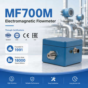 Débitmètre à électrode Hastelloy haute résistance avec raccord à bride, étanchéité IP68, 26 MPa, magnétomètre pour injection d'eau dans les champs pétrolifères - Product Image 1