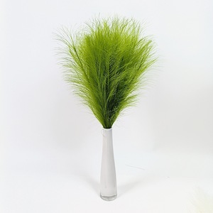 Decorazione Verde di Alta Qualità, Fiori di Erba della Pampa Gialla per Decorazioni Matrimoniali, Piante Artificiali da Interno in Vaso - Product Image 4