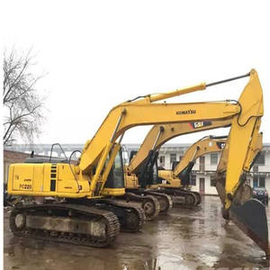 Machine de construction d'occasion KOMATSU 22 tonnes sur chenilles excavatrice utilisée KOMATSU PC220 à vendre - Product Image 3