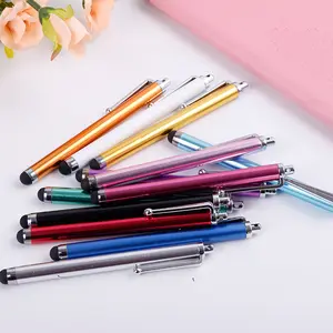 high quality touch screen stylus pen aluminum silicone tip stylus pen universal