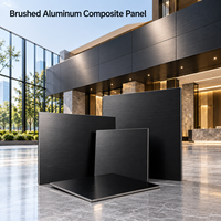 Panneau composite en aluminium brossé, finition antique, 4 mm, taille personnalisée pour les murs des halls d'ascenseurs