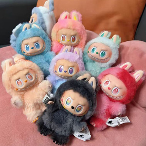 ตุ๊กตา Labubu V3 พวงกุญแจ Labubu Mart คุณภาพสูง กล่องสุ่มมาการอง ตุ๊กตาขนนุ่ม มอนสเตอร์ Labubus La Bubu ของแท้ - Product Image 5